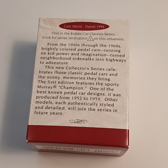 Hallmark Keepsake Murray Champion Kiddie Car Classics ornament - Picture 2 of 3